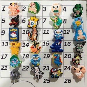 Character Poke shoe charms