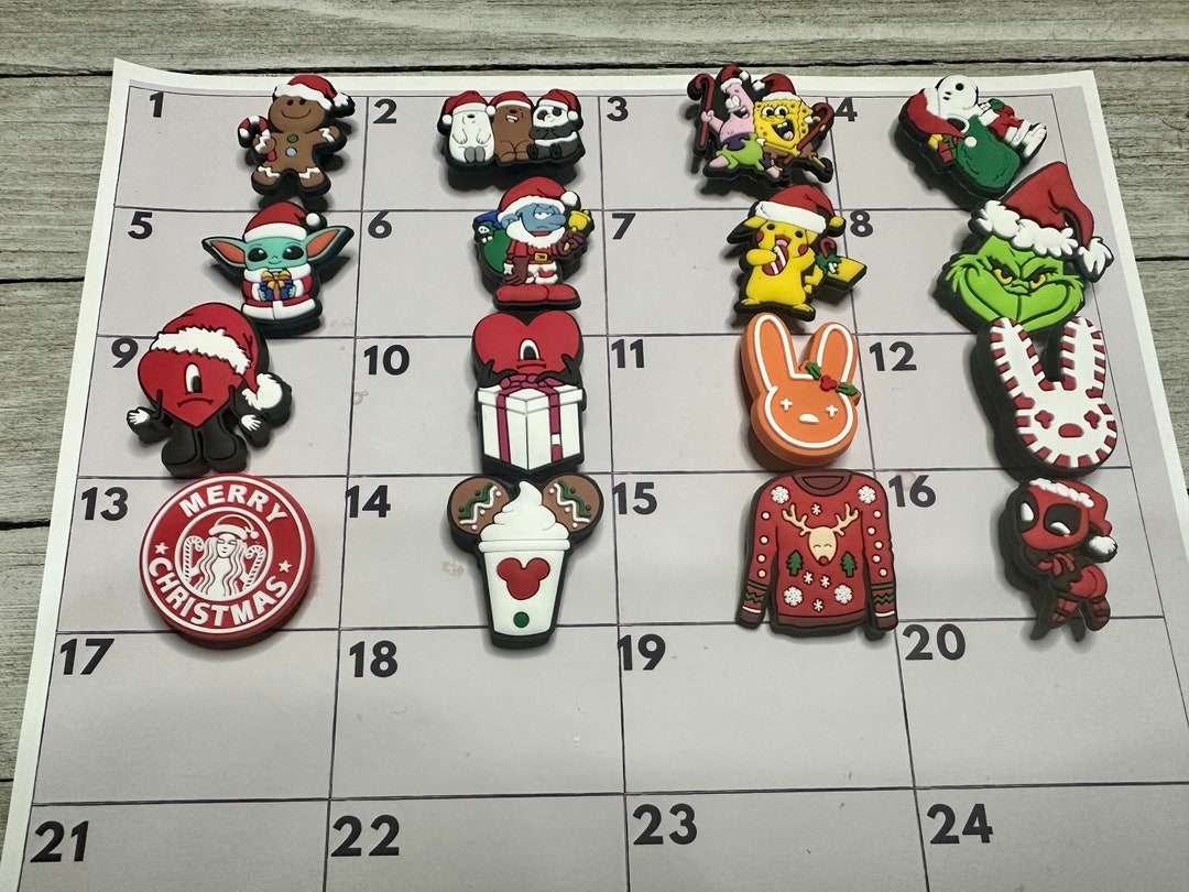 Christmas Shoe Charms Etsy