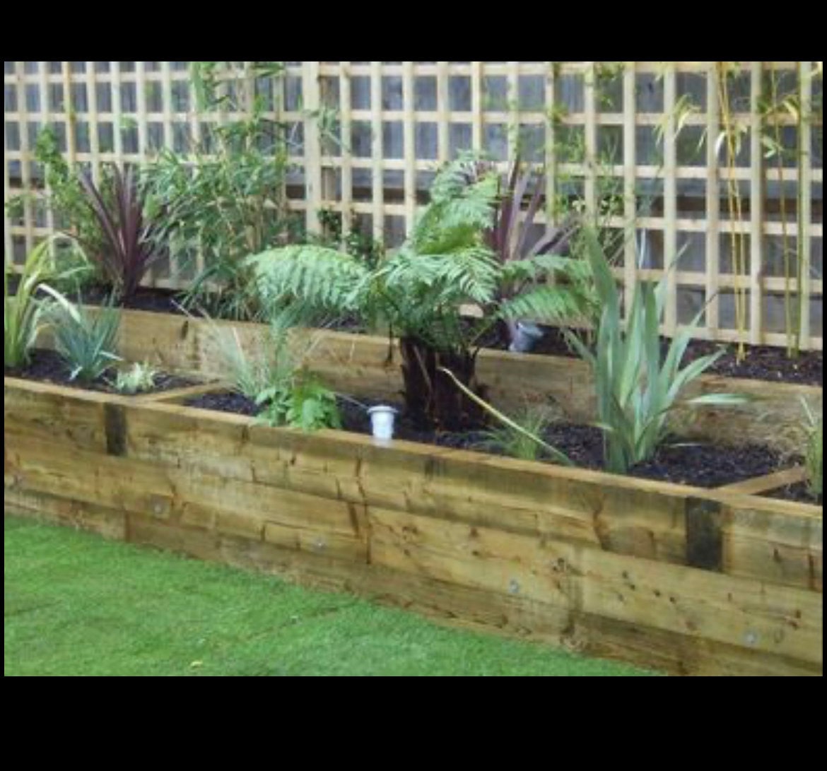 Garden Sleepers 2.4m Collection or Delivery Available Etsy UK