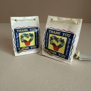 1990s Thank You from the Heart gift bag music box