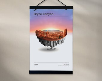 Bryce Canyon National Park Tiny Island 11"x17" Poster