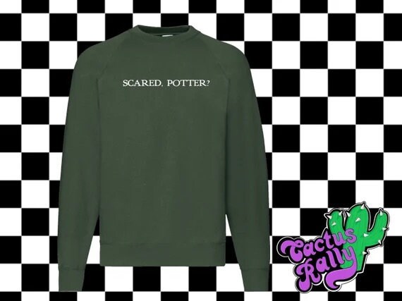 Scared potter sweatshirt hotsell
