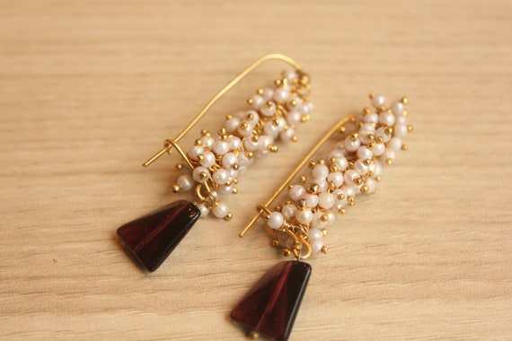 Two-In-One Big Pearl Long Chain earrings – MARMELO USA