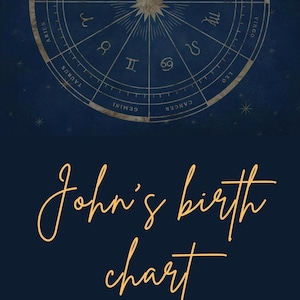 Natal Chart Reading - Personalised Astrology Report | Multiple Options | PDF Delivered