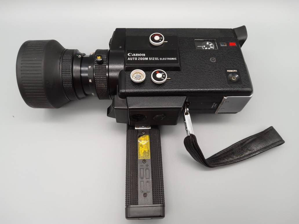 Canon 512 XL Electronic Auto Zoom Film Camera. 8mm Movie. Lens - Etsy