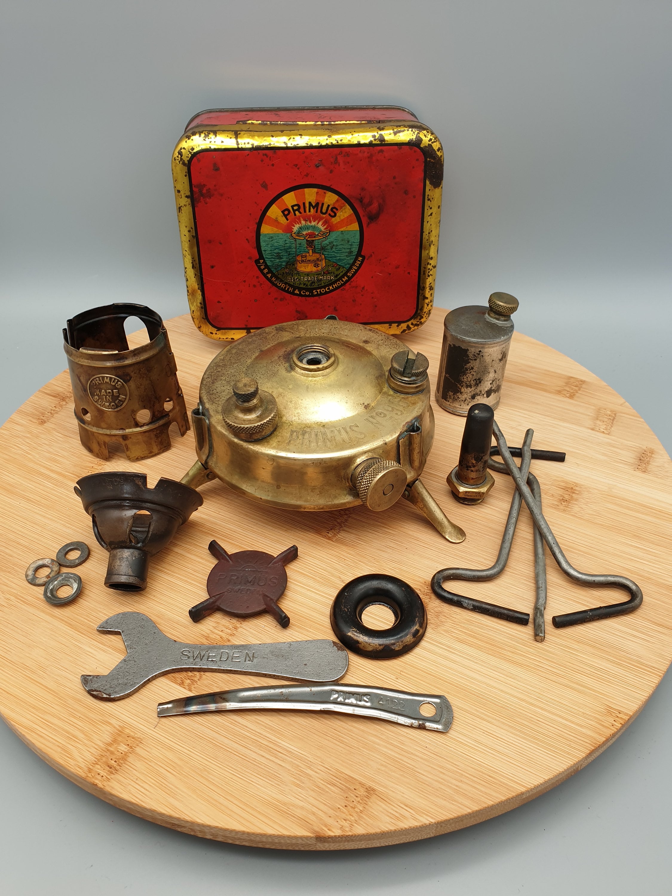 Primus No 96 Hiking Stove Sweden 1946 - 1957. WORLDWIDE SHIPPING 