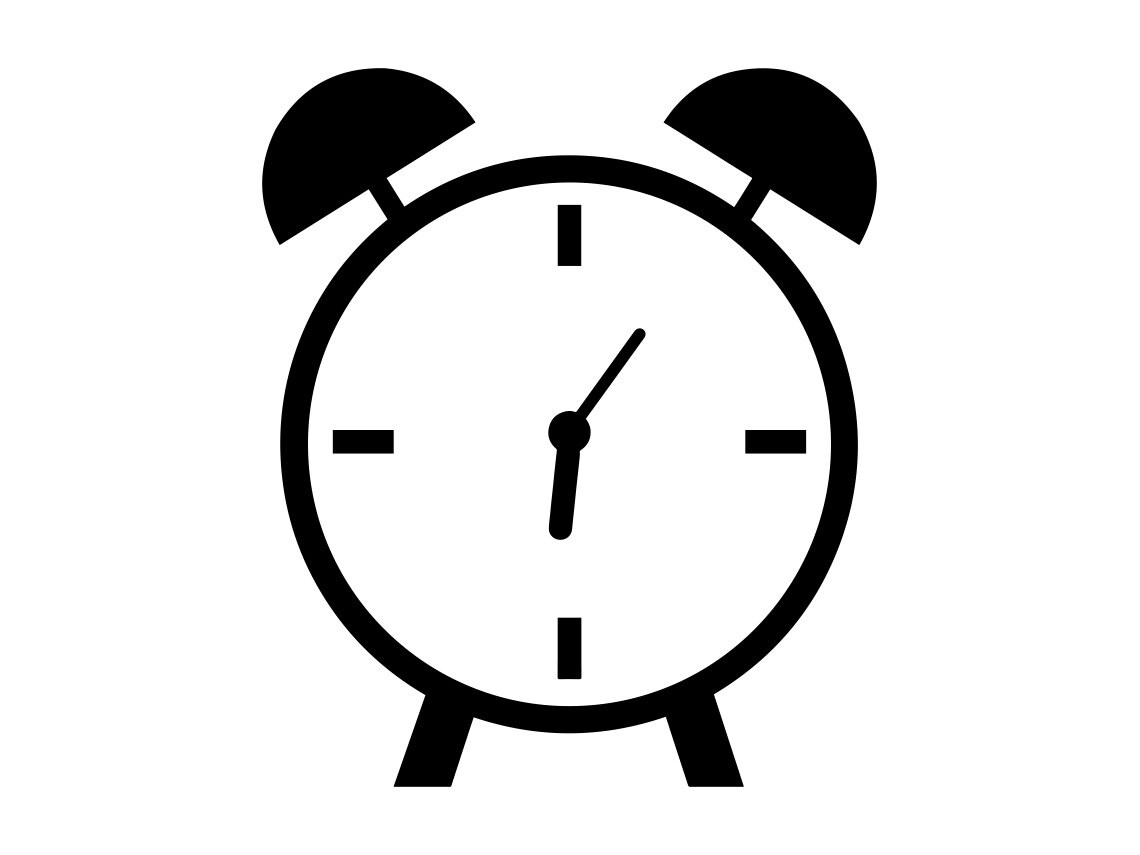 Alarm Clock 6 SVG, Alarm Clock SVG, Alarm Clock Clipart, Alarm Clock