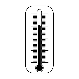 Thermometer SVG, Temperature Svg, Thermostat Svg, Thermometer Clipart, Files for Cricut, Cut Files For Silhouette, Png, Dxf