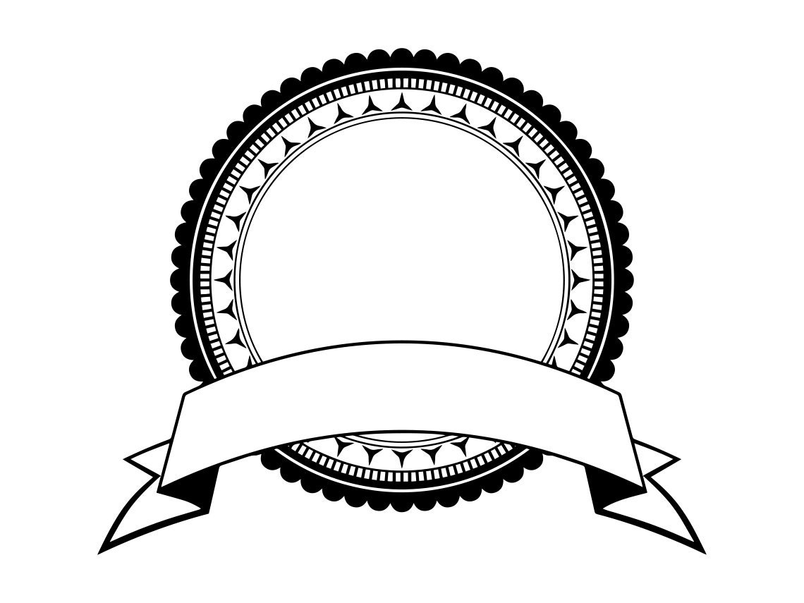Banner #7 Vintage Ribbon Logo Label Sticker Emblem Badge Scroll Decorative  Ornate Design Element .SVG .PNG Clipart Vector Cricut Cut Cutting