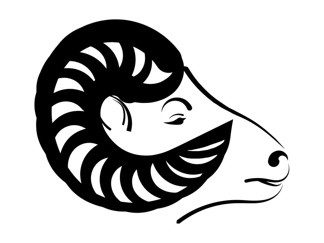 Ram SVG, Bighorn Sheep Svg, Horns SVG, Ram Clipart, Ram Files for ...