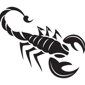 Scorpion SVG, Scorpion Clipart, Scorpion Files for Cricut, Scorpion Cut Files For Silhouette, Png, Dxf
