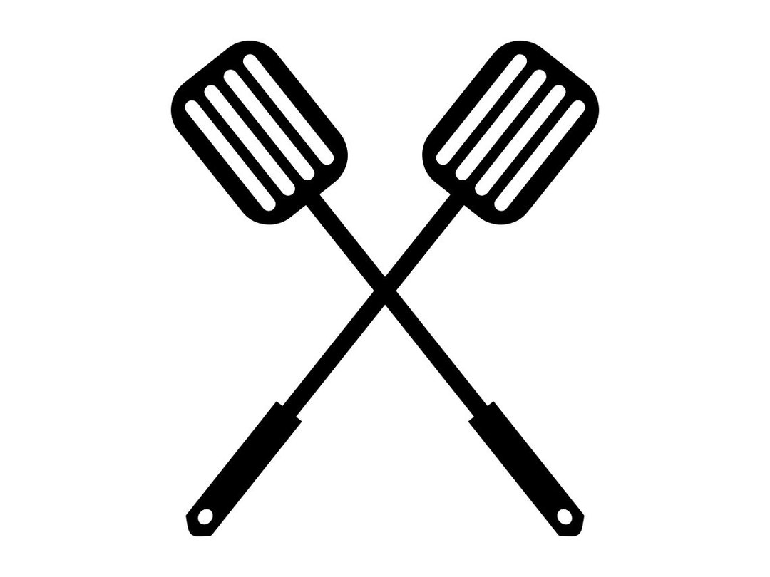 Spatula Logo SVG, Kitchen SVG, BBQ, Spatula Clipart, Spatula Files for