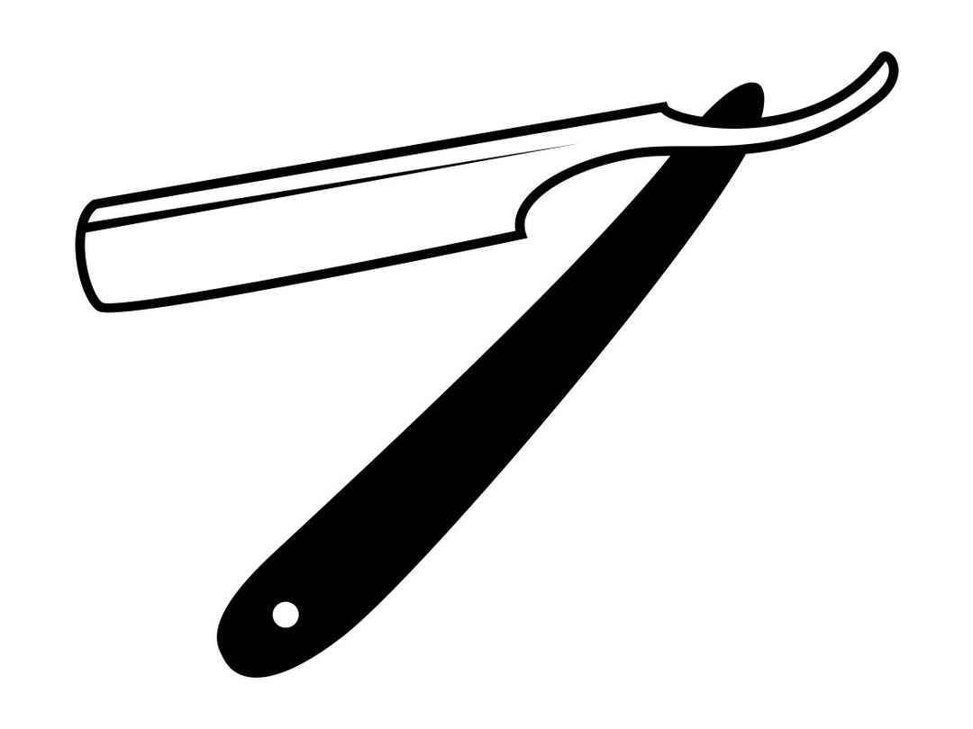 Razor SVG, Straight Razor, Shaving Svg, Razor Clipart, Razor Files for Cricut, Razor Cut Files