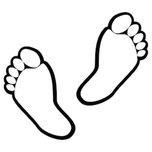 Footprints #5 SVG, Footprint SVG, Footprints Clipart, Footprints Files for Cricut, Footprints Cut Files For Silhouette, Png, Dxf