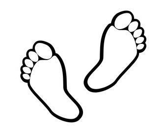 Footprints #5 SVG, Footprint SVG, Footprints Clipart, Footprints Files for Cricut, Footprints Cut Files For Silhouette, Png, Dxf