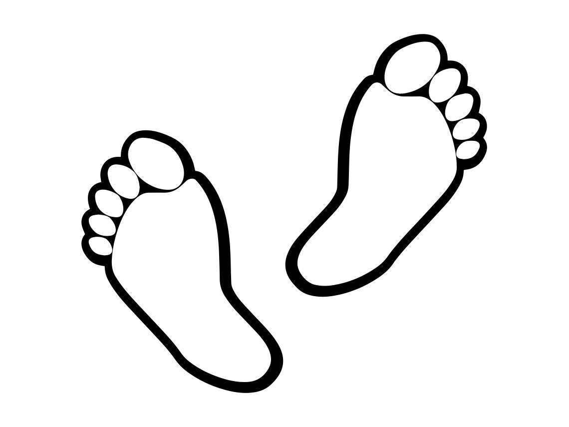 Footprints 5 SVG, Footprint SVG, Footprints Clipart, Footprints Files