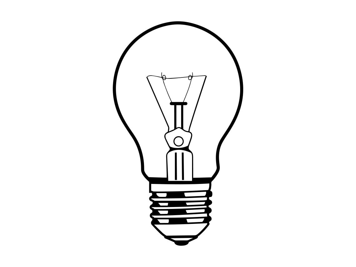 Light Bulb 2 SVG, Light Bulb Svg, Lightbulb SVG, Light Bulb Clipart