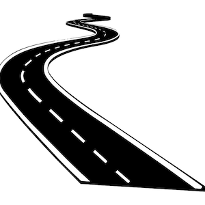 Road SVG, Highway Svg, Road Clipart, Road Files for Cricut, Road Cut Files For Silhouette, Road Png, Road Dxf,