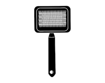 Slicker Brush SVG, Dog Brush Svg, Pet Brush Svg, Slicker Brush Clipart, Files for Cricut, Cut Files For Silhouette, Png, Dxf