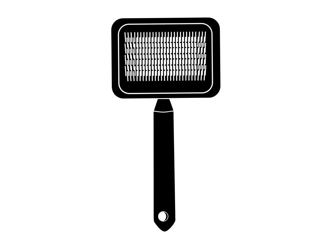 Slicker Brush SVG Dog Brush Svg Pet Brush Svg Slicker Brush Etsy