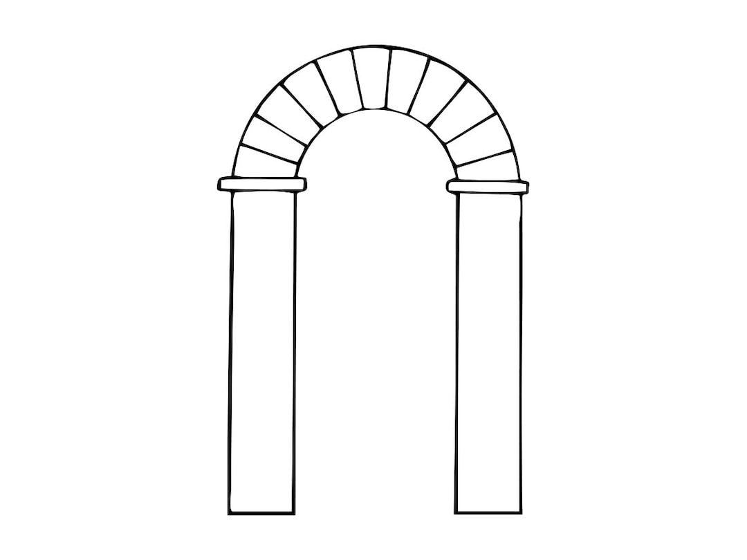 Arch Outline SVG, Door Svg, Gate Svg, Arch Clipart, Arch Files for