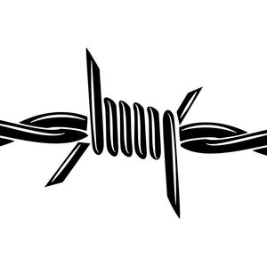 Barbed Wire SVG, Barbed Wire Clipart, Barbed Wire Files for Cricut, Barbed Wire Cut Files For Silhouette, Png, Dxf