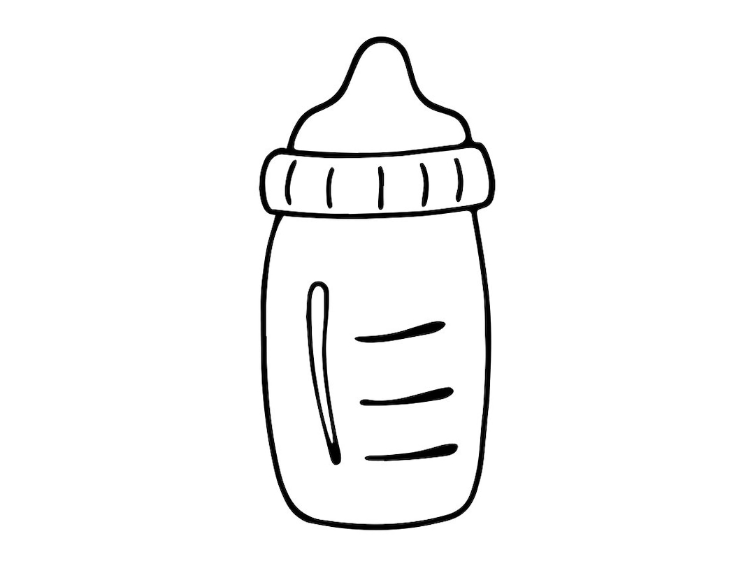 Baby Bottle 6 SVG, Baby Bottle Svg, Baby Bottle Clipart, Baby Bottle
