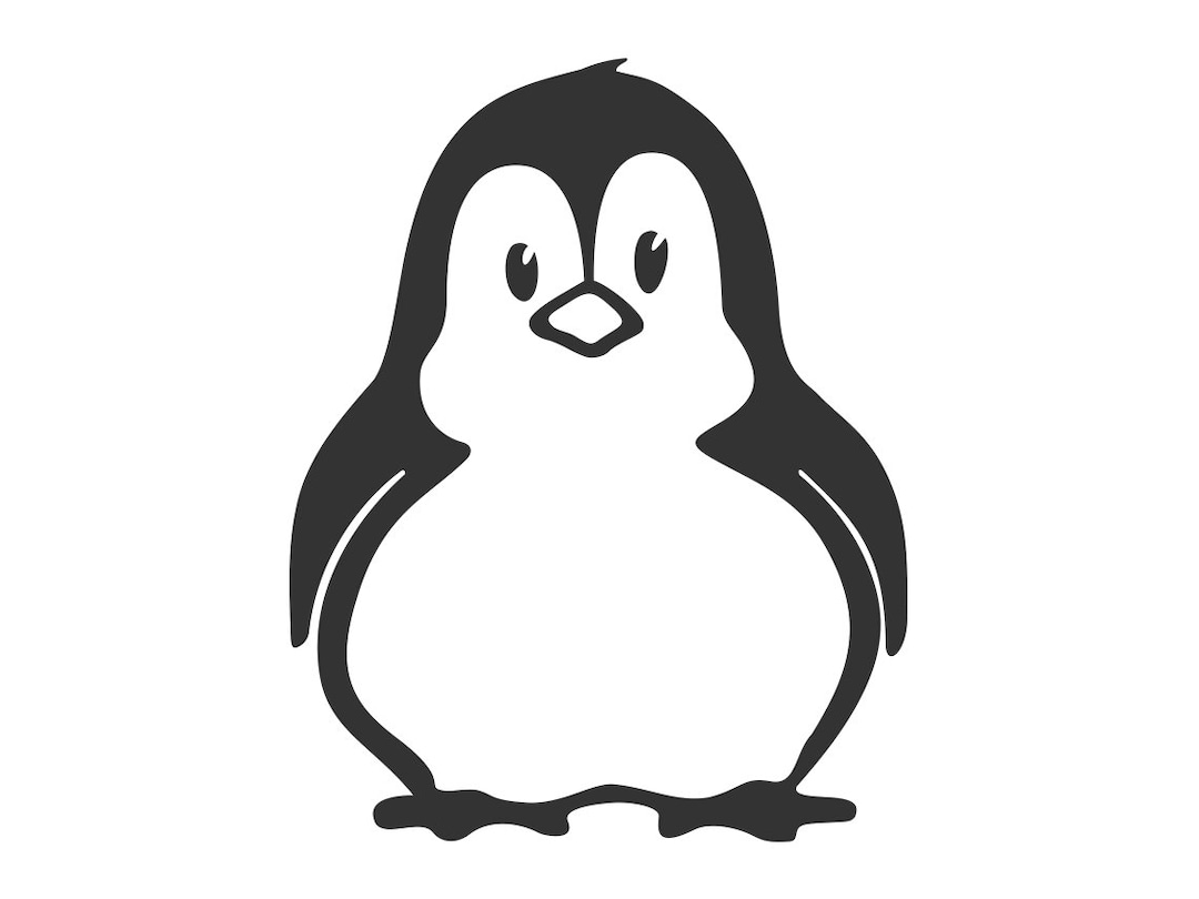 Penguin 4 SVG, Penguin SVG, Penguin Clipart, Penguin Files for Cricut