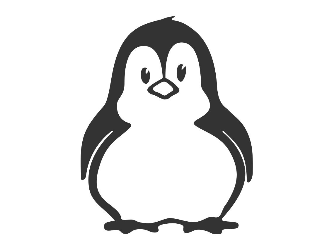 Penguin 4 SVG, Penguin SVG, Penguin Clipart, Penguin Files for Cricut