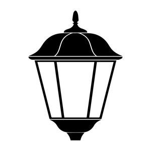 Street Lamp #4 SVG, Lamp SVG, Street Light SVG, Street Lamp Clipart, Lamp Files for Cricut, Cut Files For Silhouette, Png, Dxf