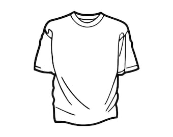 T-shirt SVG, Shirt SVG, T-shirt Clipart, Shirt Clipart, T-shirt Files for Cricut, T-shirt Cut Files For Silhouette, Png, Dxf