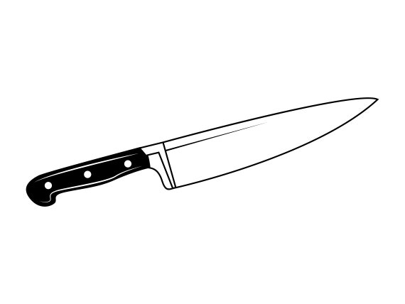 Knife 4 Svg, Knife SVG, Kitchen Knife Svg, Knife Clipart, Knife