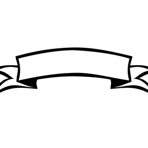 Banner #1 SVG, Banner Svg, Ribbon Svg, Label Svg, Scroll Svg, Banner Clipart, Banner Files for Cricut, Cut Files For Silhouette, Png, Dxf,