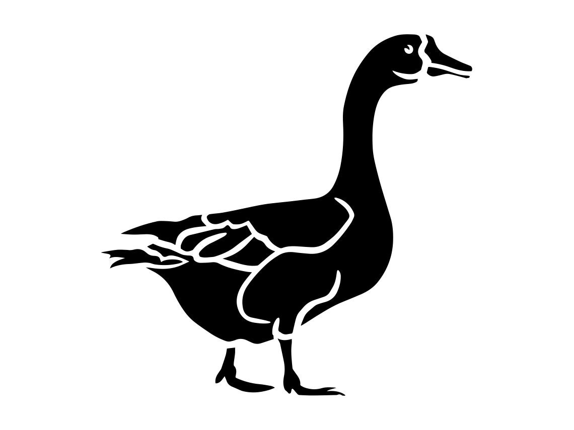Goose SVG, Geese SVG, Goose Clipart, Goose Files for Cricut, Goose Cut