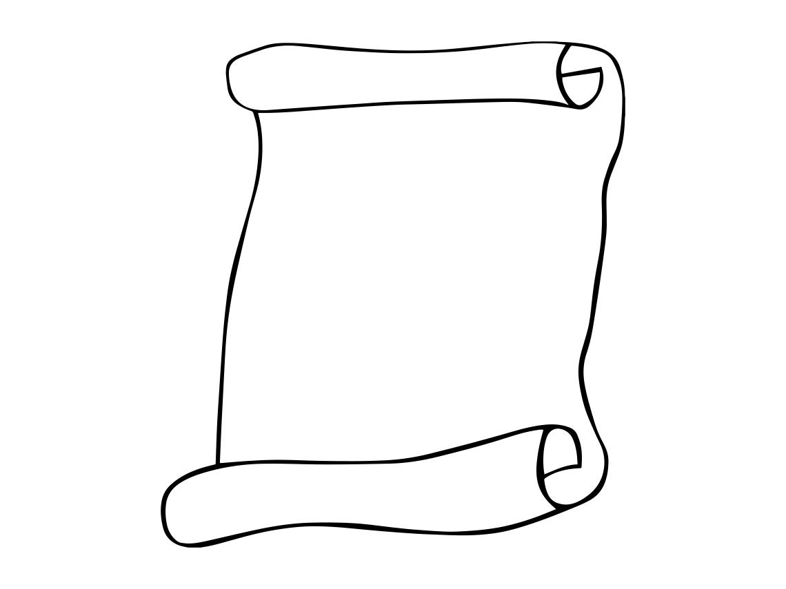 Scroll SVG, Parchment SVG, Paper Svg, Scroll Clipart, Scroll Files for