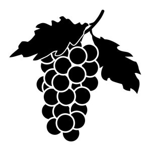 Grape #3 SVG, Grape SVG, Wine Svg, Fruit SVG, Grape Clipart, Grape Files for Cricut, Grape Cut Files For Silhouette, Grape Dxf, Png, Eps,