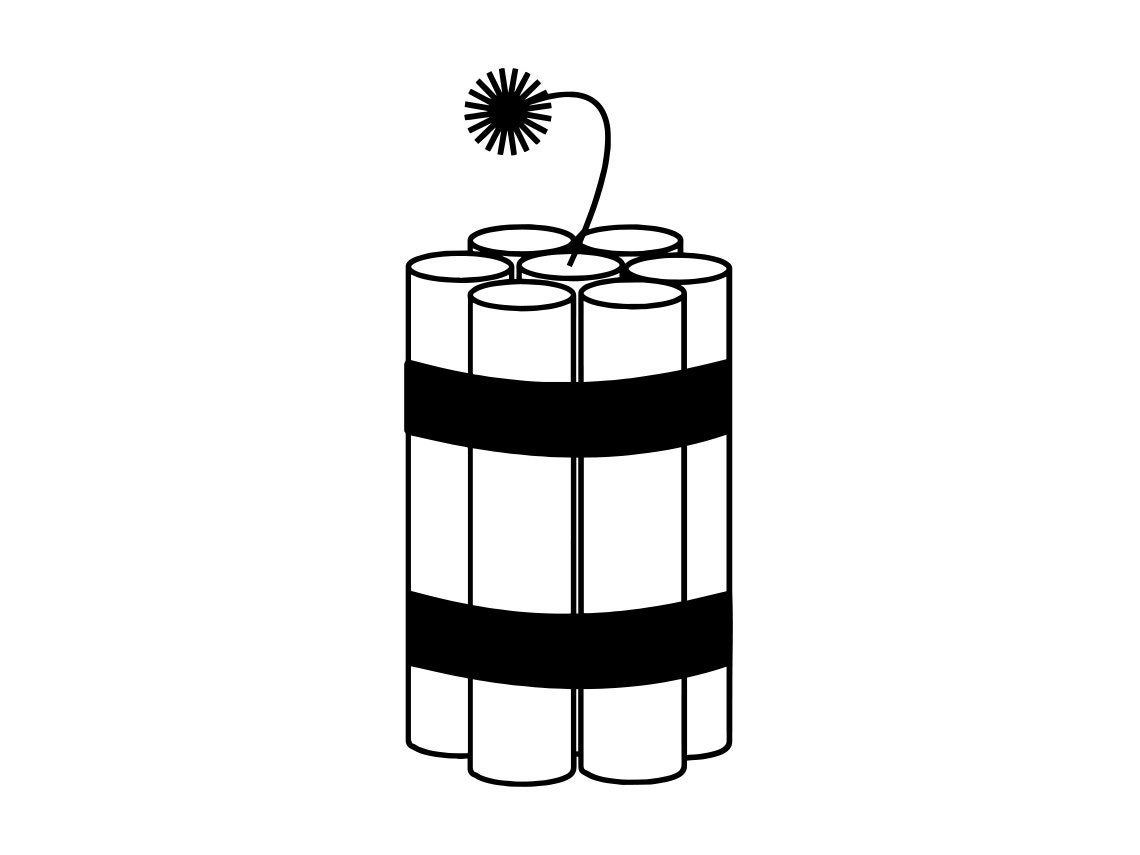 Dynamite Outline Svg Dynamite SVG Dynamite Clipart Dynamite - Etsy