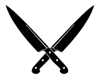 Knife Logo #3 Svg, Knife SVG, Chef Svg, Cook Svg, Knife Clipart, Knife Files for Cricut, Knife Cut Files For Silhouette, Dxf, Png, Vector