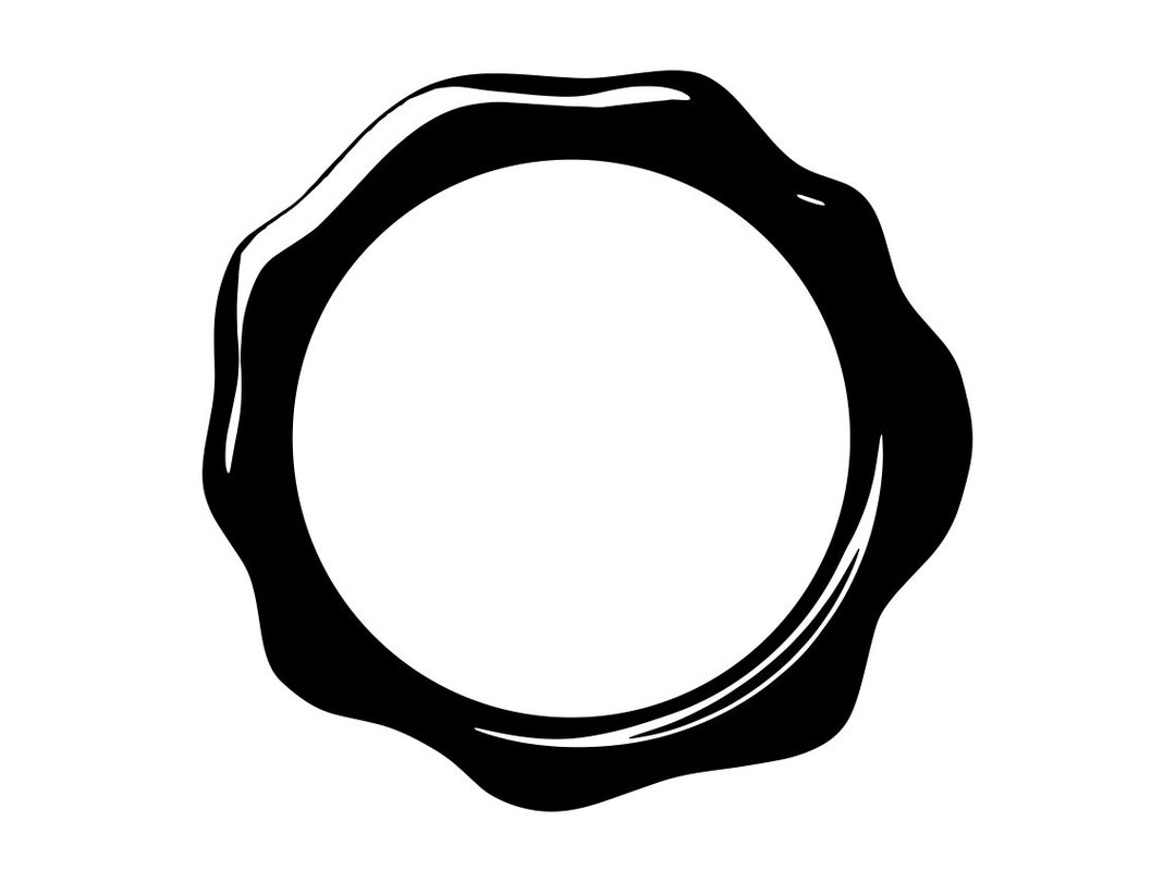 Wax Seal SVG, Wax Seal Clipart, Wax Seal Files for Cricut, Wax Seal Cut