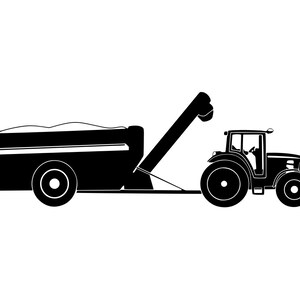 Combina Harvester SVG, Farm SVG, Grain SVG, Harvesting Svg, Tractor Svg, Clipart, Files for Cricut, Cut Files For Silhouette, Dxf, Png, Eps,