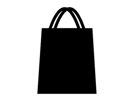 Shopping Bag SVG Shopping Svg Shopping Bag Clipart Shopping Bag Files for Cricut Shopping Bag Cut Files For Silhouette Png Dxf