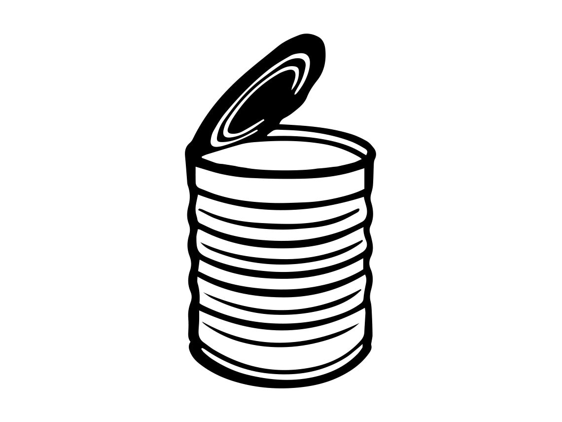 Buy Can 2 SVG Tin Can Svg Can Svg Food Can Svg Can Clipart Online in