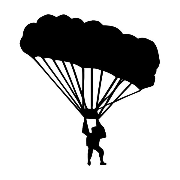 Parachute #3 SVG, Parachuting Svg, Parachute Clipart, Parachute Files for Cricut, Parachute Cut Files For Silhouette, Png, Dxf