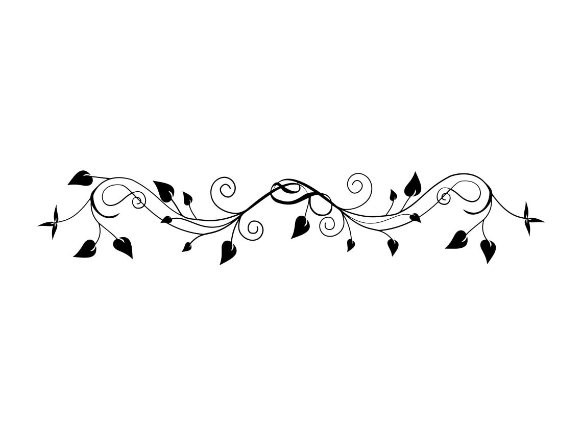Decorative Vine SVG Ornamental Vine Svg Vine Clipart Vine Etsy