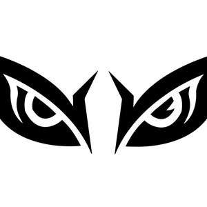 Eulen Augen SVG, Augen SVG, Eulen Augen Clipart, Eulen Augen Dateien für Cricut, Eulen Augen Cut Dateien für Silhouette, Png, Dxf
