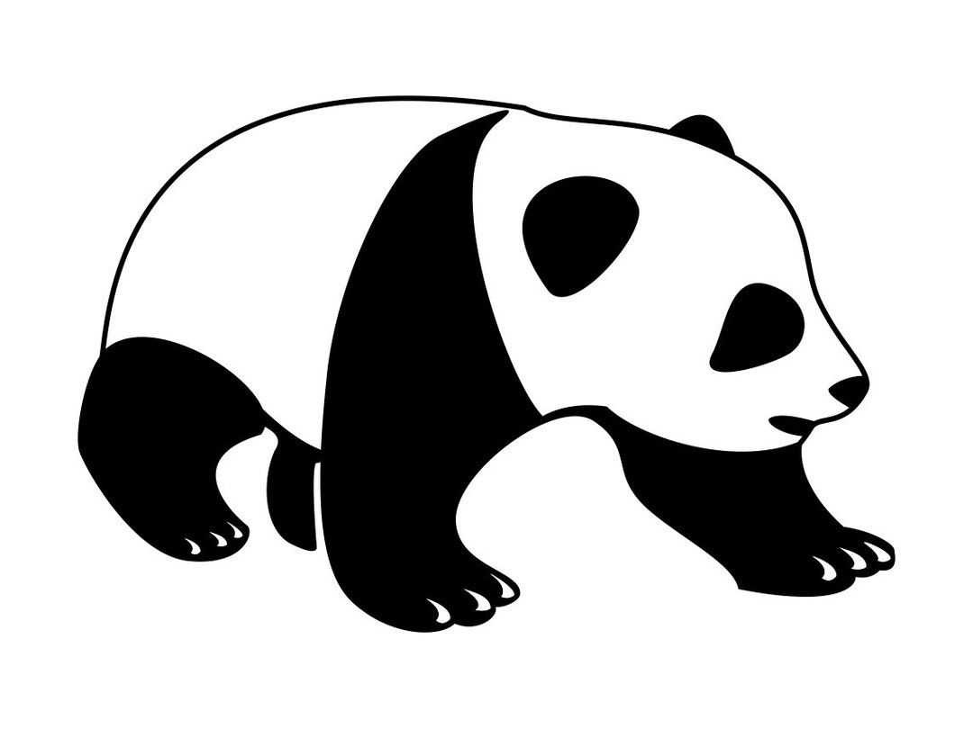 Panda 5 SVG, Panda SVG, Cute Panda SVG, Cartoon Panda Svg, Panda ...