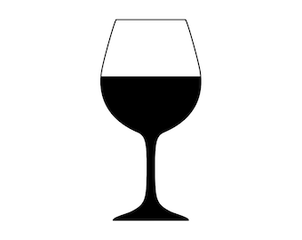 Weinglas #5 SVG, Weinglas SVG, Wein SVG, Kelch Svg, Wein Glas Clipart, Wein SVG, Cricut, Plotterdatei, Silhouette, Png, Dxf