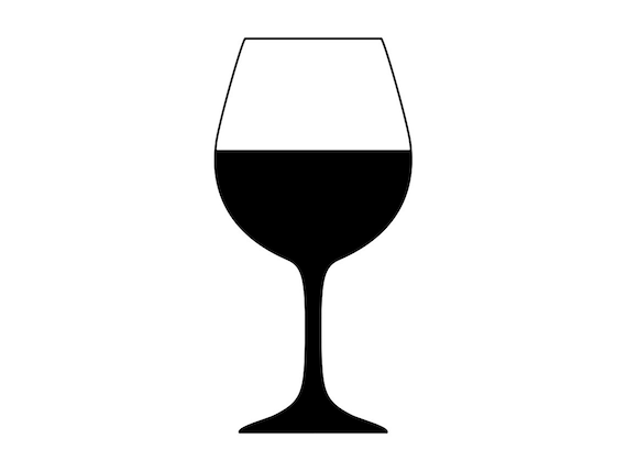 Wine Glass 5 SVG Wine Glass SVG Wine SVG Goblet Svg Wine - Etsy