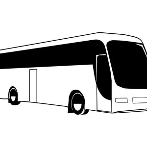 Bus #4 SVG, Bus Bus SVG, Bus Bus Clipart, Bus Bus Plotterdatei für Silhouette, Png, Dxf