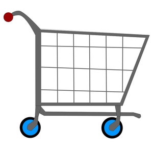 Shopping Cart SVG, Shopping Cart Clipart, Shopping Cart Files for Cricut, Shopping Cart Cut Files For Silhouette, Png, Dxf
